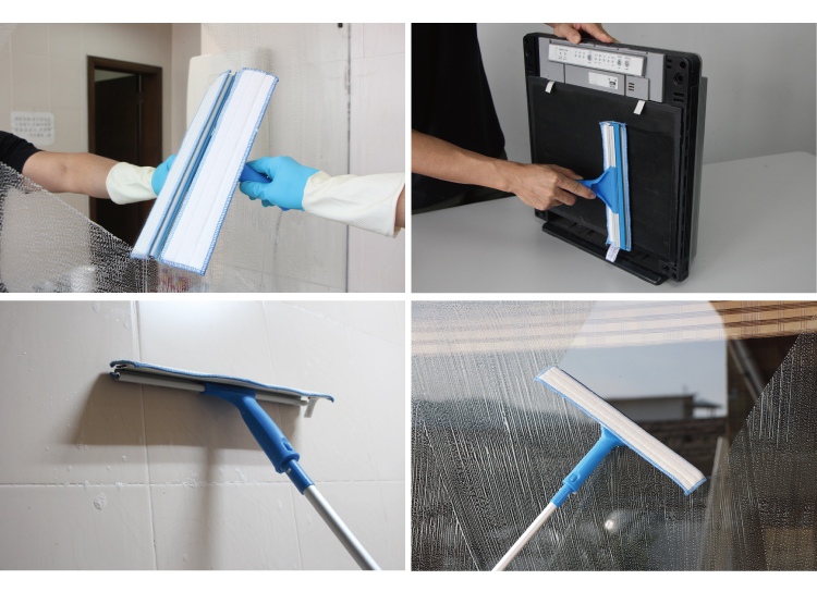 CT 2 In 1 Combo Window Squeegee - Cleanic Cleaning Equipment